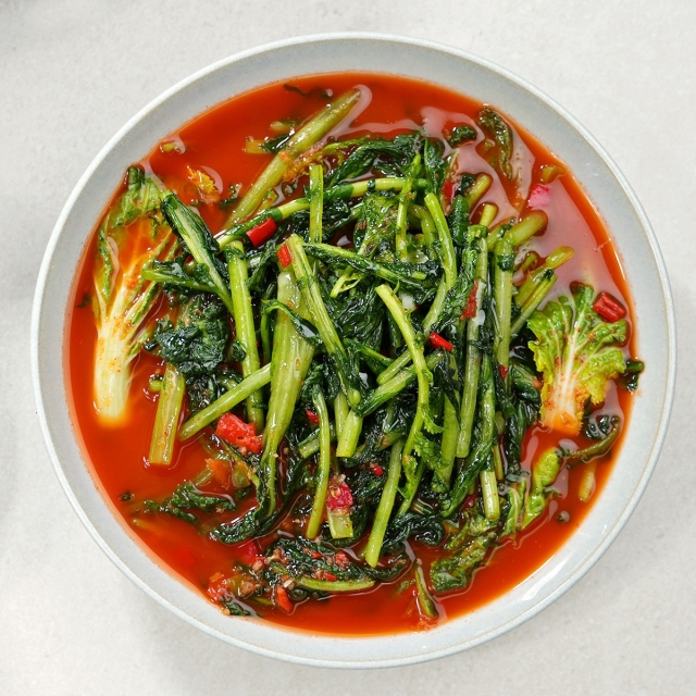 아삭한 김치 3종(열무자박이김치/총각김치/꽁보리김치)